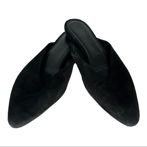 Everlane‎ Black Suede Mules - Picture 1 of 6